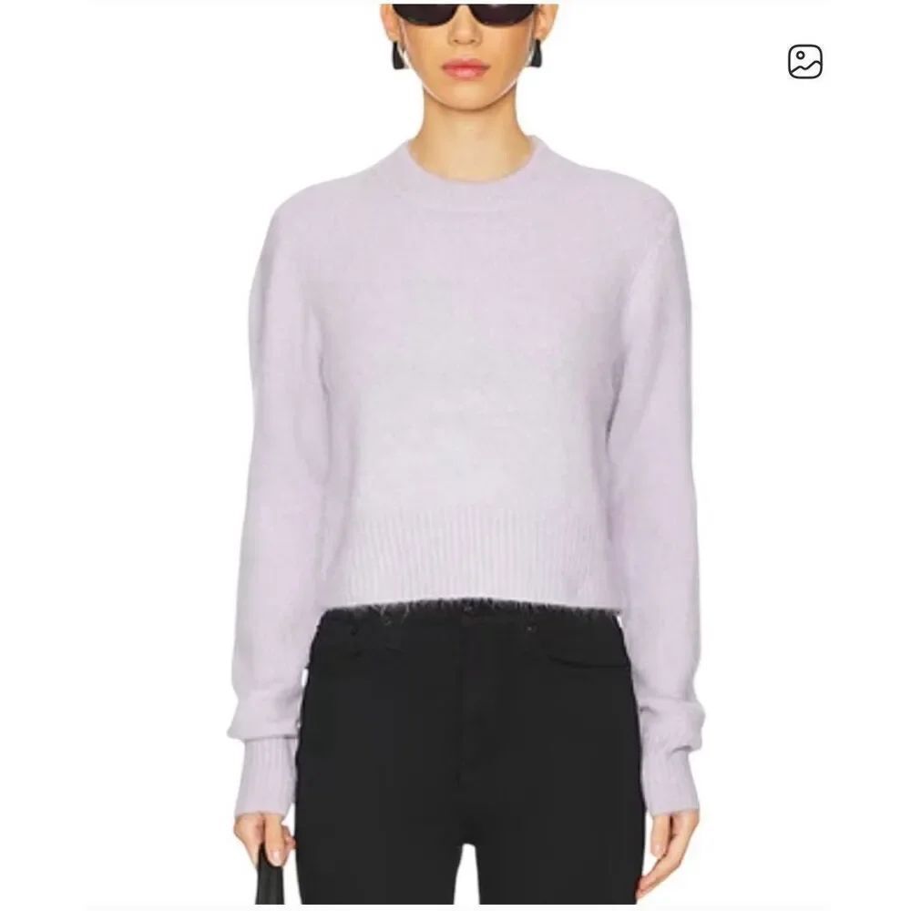 A.L.C. Cole Lavender Alpaca Crew Neck Sweater sz L EUC